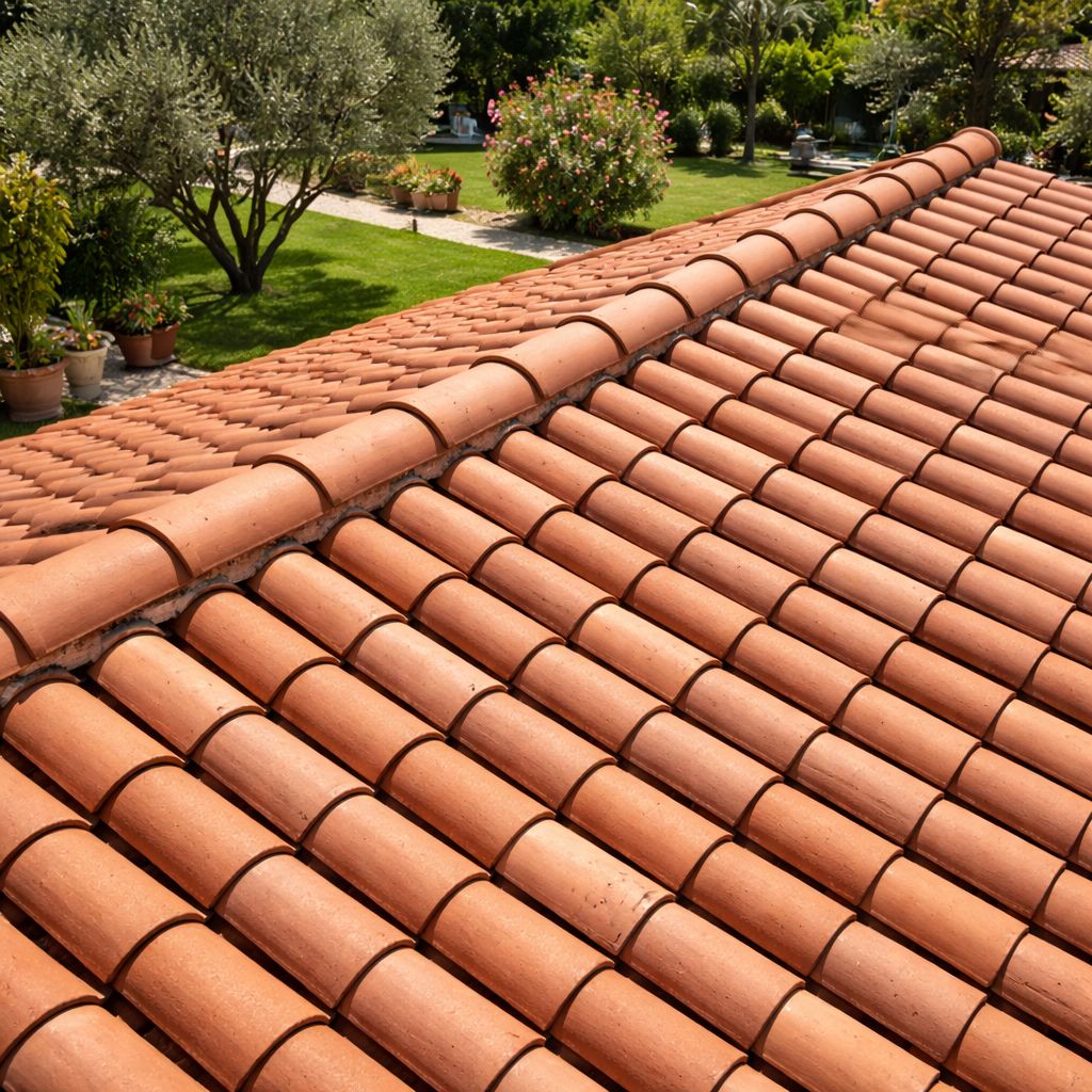 Toiture avant démoussage